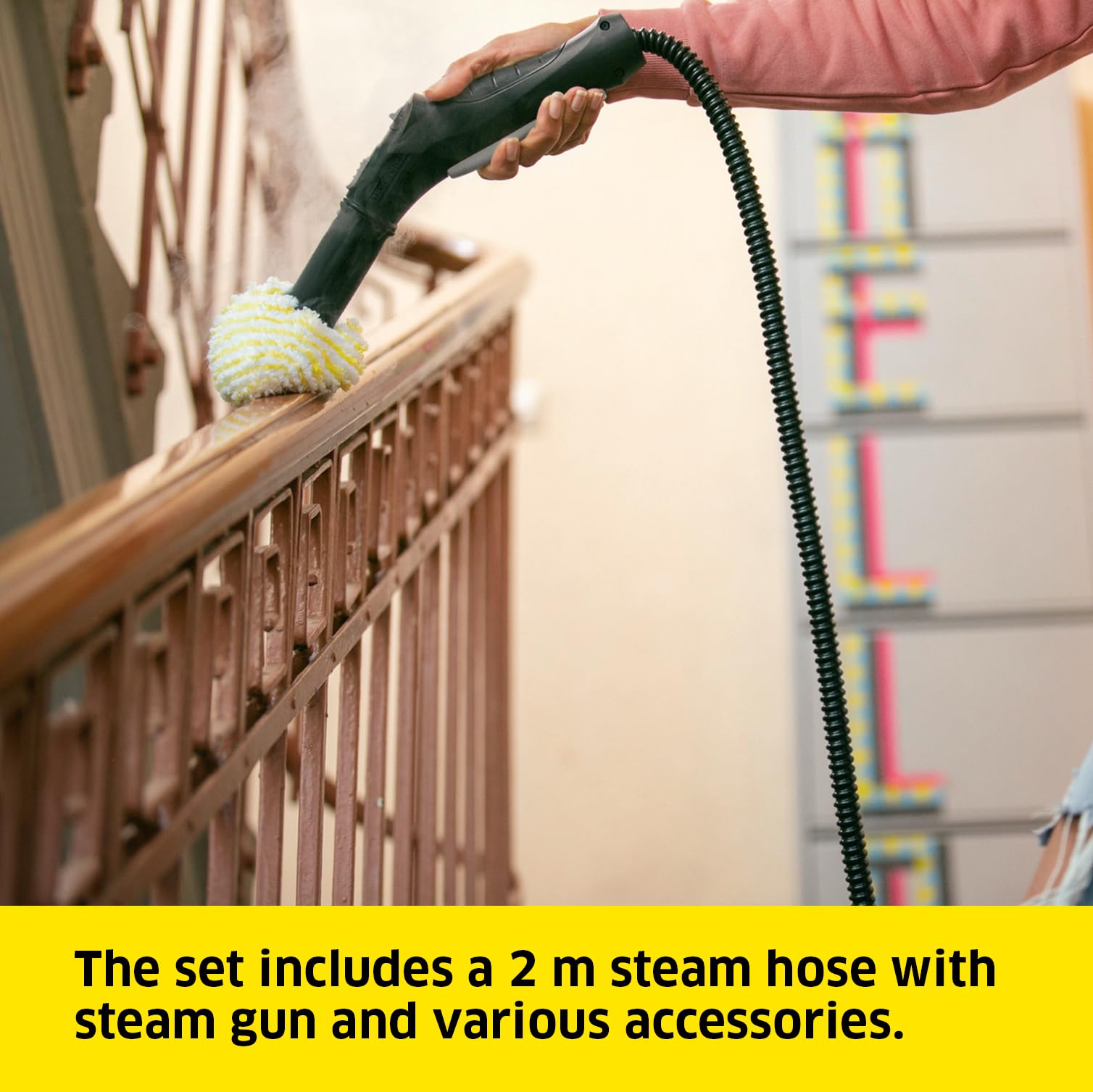 Kärcher Steam Cleaner SC 2 EasyFix, Steam pressure: 3.2bar, Heating time: 6.5min., Output: 1500 W