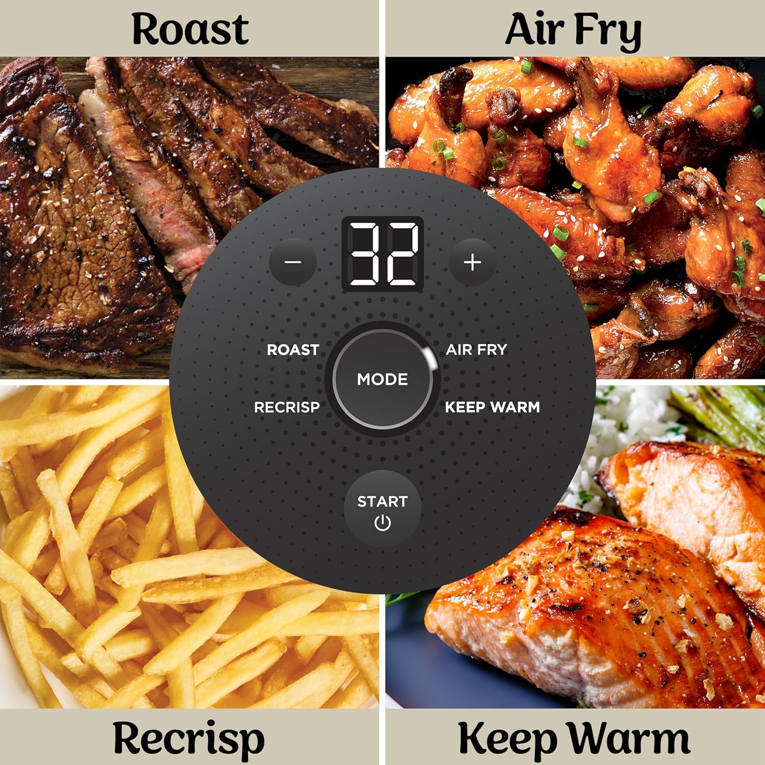 Ninja CRISPi Portable Air Fryer, 3.8L, 4-in-1: Air Fry, Roast, Keep Warm, Recrisp, Space Saving Compact Design